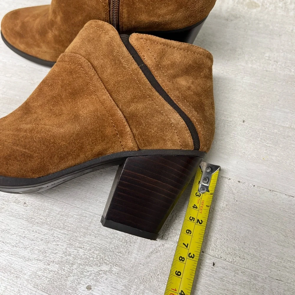 Franco Sarto suede ankle booties women’s size 8.5 - Picture 8 of 10